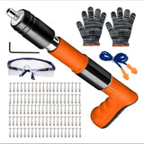 Kit Com Pistola De Fixação De Ação Direta Finca Pinos +200 Pinos