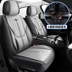 Capa Universal Completa Para Carro Iberian em Couro Legítimo +BRINDES: 3 Tapetes Para Carro
